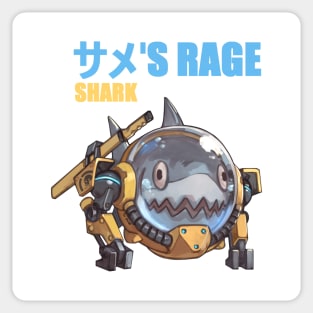 SHARK's Rage Sticker